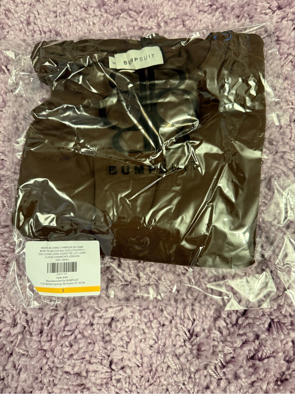 Bumpsuit Cloud Long Sleeve Tee in brown